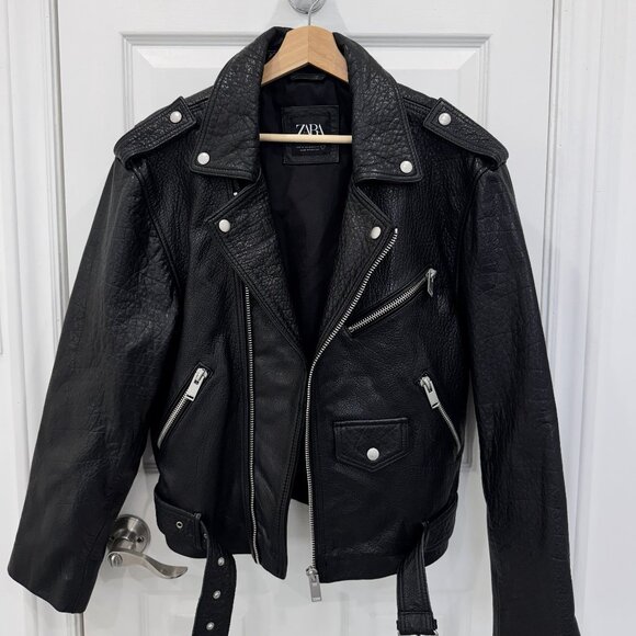 Zara Genuine Buffalo Leather jacket - Men's Medium - Picture 1 of 6